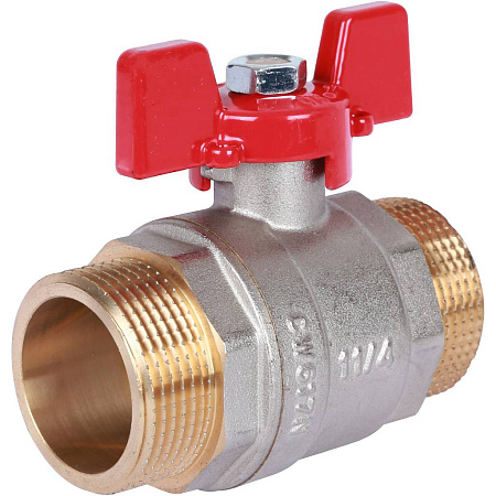 Кран шаровой ROMMER бабочка 11/4" НН