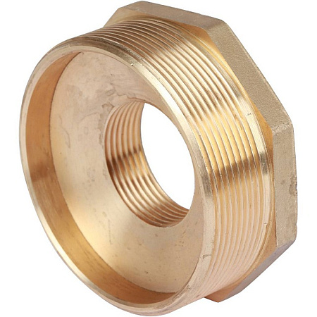 Футорка резьбовая латунная STOUT без покрытия 3"x11/4" ВН