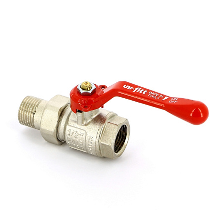 Кран шаровой с американкой UNI-FITT ETALON рукоятка 1/2"
