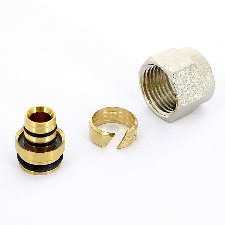 EK Фитинг-евроконус обжимной для полиэтилена UNI-FITT PE-X Ø20х2.8х3/4"