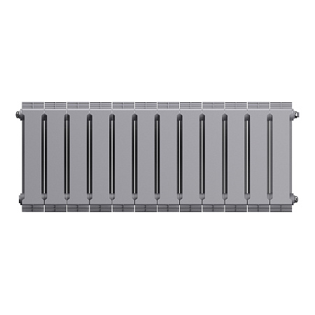 Радиатор биметаллический ROYAL THERMO PIANOFORTE SILVER SATIN 300x12 секций, серый (НС-1346075)