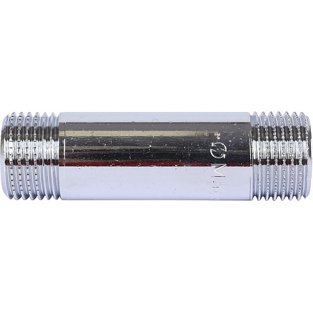 Бочонок резьбовой латунный STOUT хром 1/2"x70мм