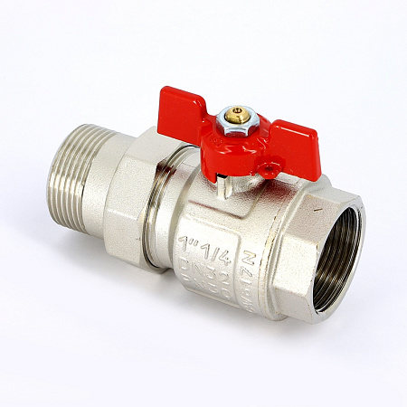 Кран шаровой с американкой UNI-FITT ETALON бабочка 11/4"
