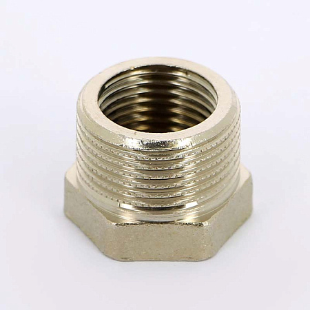 Футорка резьбовая латунная UNI-FITT никель 3/4"х1/2" ВН