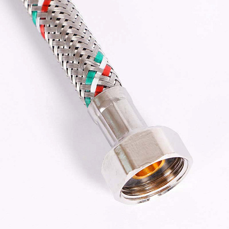 Гибкая подводка UNI-FITT ВН 1/2", 80 см, DN 8, оплётка из нерж. стали