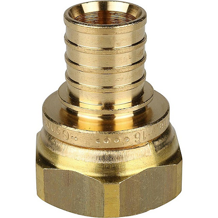 СА Муфта с накидной гайкой аксиальная для сшитого полиэтилена STOUT Ø20х3/4"