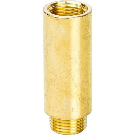 Удлинитель резьбовой латунный STOUT без покрытия 1/2"x60мм ВН
