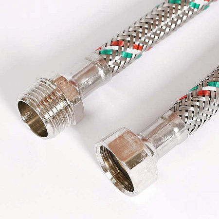 Гибкая подводка UNI-FITT ВН 1/2", 100 см, DN 8, оплётка из нерж. стали