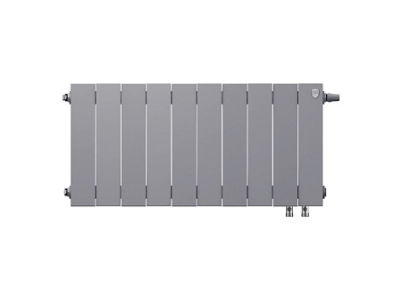 Радиатор биметаллический ROYAL THERMO PIANOFORTE Silver Satin 300x10 секций, нижнее под (НС-1346074)