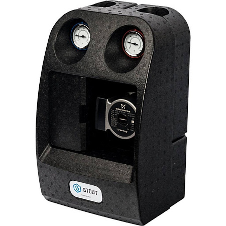 ГБМ Насосная группа STOUT с 3-х приводным смесителем, с насосом GRUNDFOS UPSO25-65 DN25 (1")