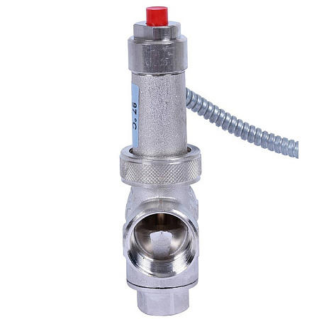 Термоклапан для твердотопливных котлов STOUT 1/2", капиляр, 1300 мм. (SVS-0007-000015)