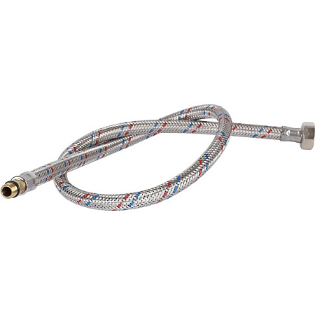 Гибкая подводка для смесителей STOUT нерж.сталь М10*18-1/2"-80 см, пара