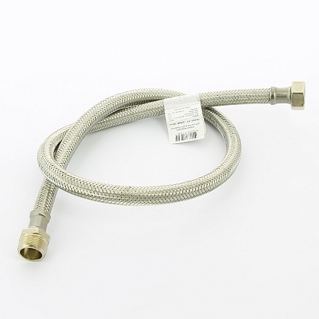 Гибкая подводка UNI-FITT для воды ВН 3/4", 100 см, DN 13, оплётка из нерж. стали