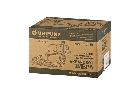 Насос вибрационный-автомат UNIPUMP АКВАРОБОТ ВИБРА 2-10 Н-2 л (98 мм) металл