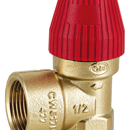 Клапан предохранительный для отопления STOUT 1/2"x3/4" (3 бар) (477.132)
