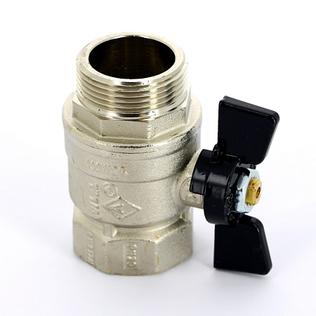 Кран шаровой BUGATTI ARIZONA 607 бабочка 11/4" ВН, стандартный проход