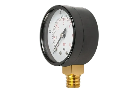 Манометр радиальный UNIPUMP Ø50-1/4", 6 бар, вертикальное подключение