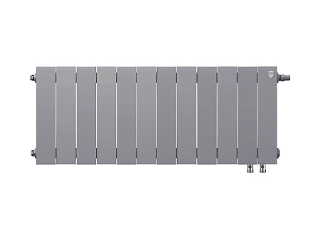 Радиатор биметаллический ROYAL THERMO PIANOFORTE Silver Satin 300x12 секций, нижнее под (НС-1346076)