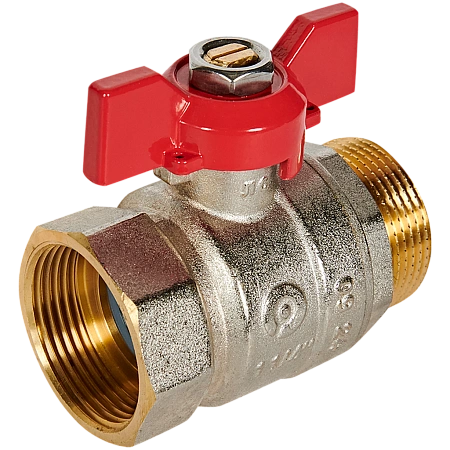 Кран шаровой ROMMER бабочка 11/4" ВН неполнопроходной