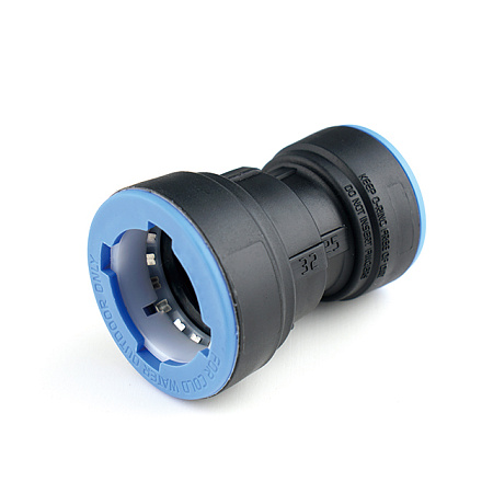 ПНД Муфта переходная быстросборная IRRIPLAST PP PUSH пластик Ø32х25 (10/150)