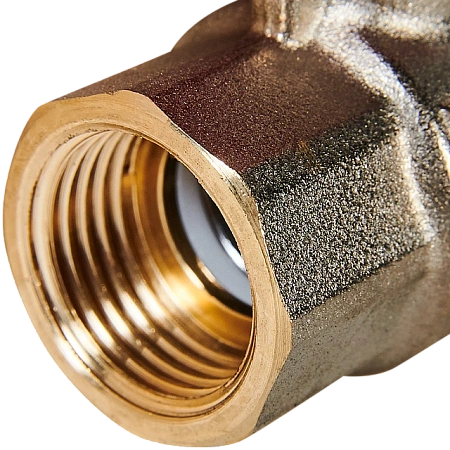 Кран шаровой полнопроходной с американкой, ВР/НР, ручка бабочка 1/2" (EPDM) STOUT