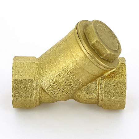ФГО Фильтр косой грубой очистки ITAP латунный ART 192 1", 500 мкр, желтый (12164)