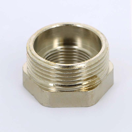 Футорка резьбовая латунная UNI-FITT никель 11/4"х3/4" ВН