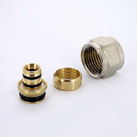 EK Фитинг-евроконус обжимной для полиэтилена UNI-FITT PE-X Ø16х2.2х1/2"