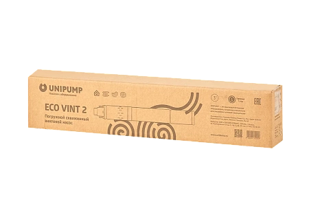 Насос скважинный винтовой UNIPUMP ECO VINT 2-3" (550 Вт, кабель-20 м)