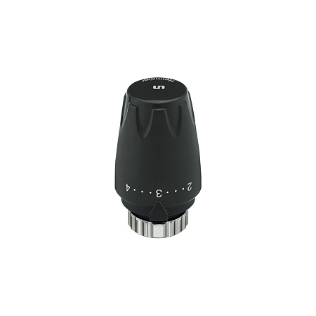 Термостатическая головка UNI-FITT DX в чёрном цвете M30х1,5