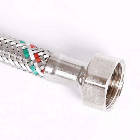 Гибкая подводка UNI-FITT ВН 1/2", 60 см, DN 8, оплётка из нерж. стали