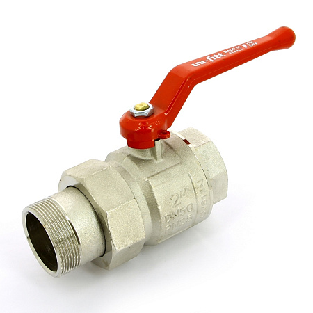 Кран шаровой с американкой UNI-FITT ETALON рукоятка 2"
