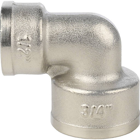 Угол резьбовой латунный STOUT никель 3/4"х1/2" В