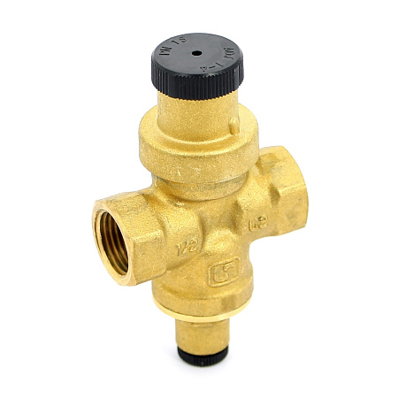 Редуктор давления UNI-FITT 1/2" В 1-4 бар PN15 COMPACT с отверстием под радиальный манометр 1/4"