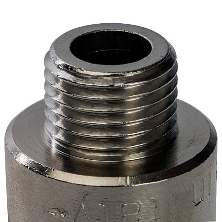Муфта переходная резьбовая латунная STOUT никель 3/8"X1/4" ВН