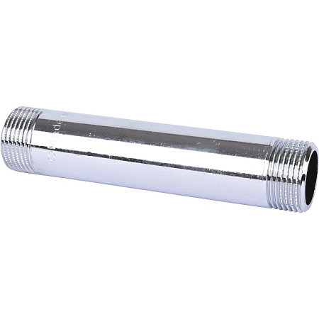 Бочонок резьбовой латунный STOUT хром 3/4"x120мм