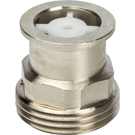 Разъемное соединение STOUT с плоским уплотнением 3/4", никелированное