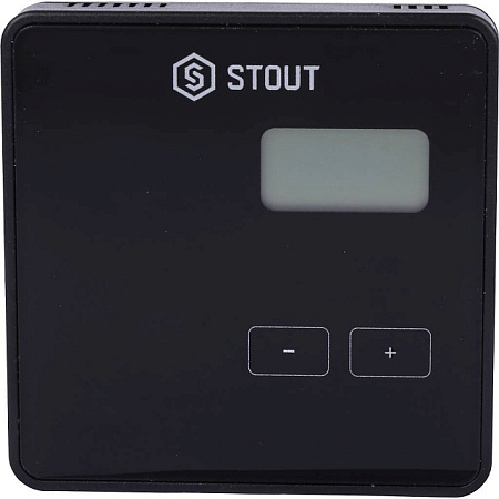 Регулятор комнатный STOUT проводной R-9b черный