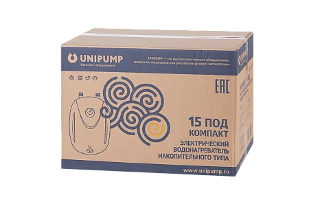 ЭВН Водонагреватель накопительный электрический UNIPUMP КОМПАКТ 15 под