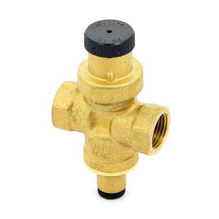 Редуктор давления UNI-FITT 1/2" В 1-4 бар PN15 COMPACT с отверстием под радиальный манометр 1/4"