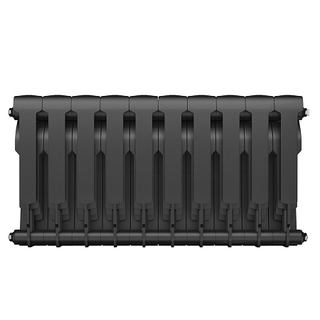 Радиатор биметаллический ROYAL THERMO BILINER NOIR SABLE 350x10 секций, черный (НС-1197126)