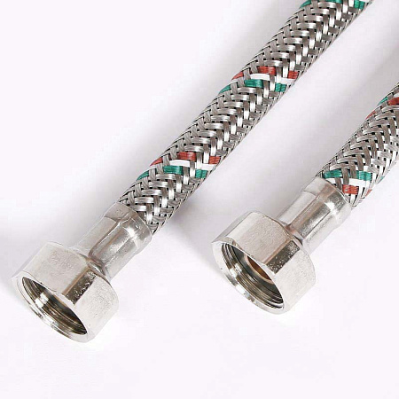 Гибкая подводка UNI-FITT ВВ 1/2", 150 см, DN 8, оплётка из нерж. стали