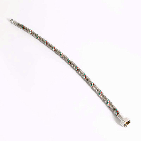 Гибкая подводка для смесителя UNI-FITT М10х1 - 1/2", 50 см, DN 8, оплётка из нерж. стали