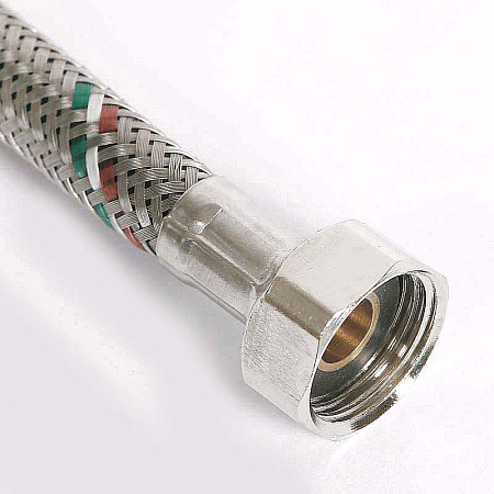Гибкая подводка UNI-FITT ВВ 1/2", 40 см, DN 8, оплётка из нерж. стали