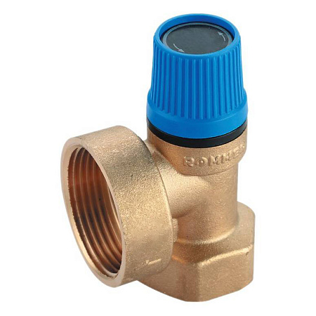 Предохранительный клапан для систем водоснабжения 6 бар 1/2 x3/4 ROMMER
