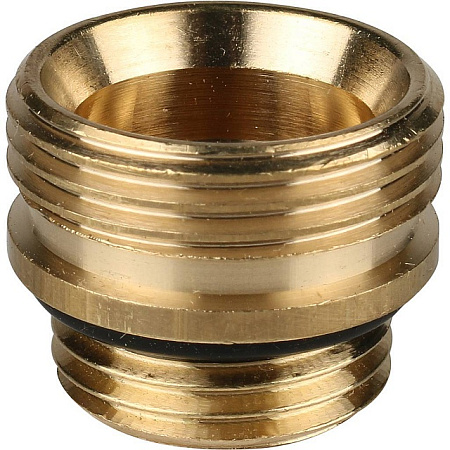 EK Переходник под евроконус латунный STOUT без покрытия 3/4"х1/2" НН, под шестигранник