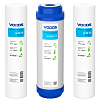 Комплект сменных картриджей VODOS SLIM-2 (ПП-10,Gac-10,ПП-10)