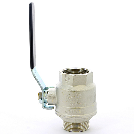Кран шаровой BUGATTI OREGON 306 рукоятка стальная 11/2" ВН, полнопроходной