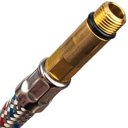 Гибкая подводка для смесителей STOUT нерж.сталь М10*35-1/2"-50 см, пара