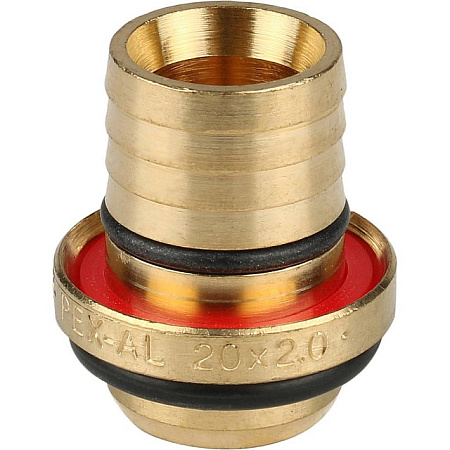 МЦ Тройник переходной цанга для металлопласта STOUT Ø26х20х20